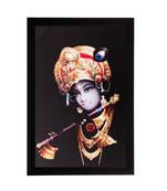 Lord Krishna Matt Textured UV Art Painting
