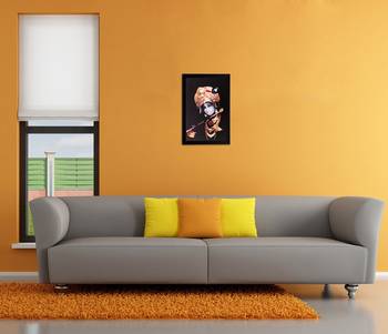 Lord Krishna Matt Textured UV Art Painting 2