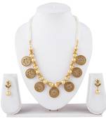Gold pearl navratri-jewellery