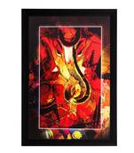 Lord Ganesha Matt Textured UV Art Painting