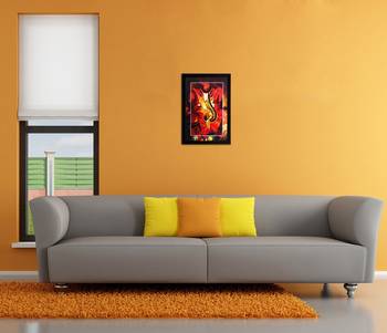 Lord Ganesha Matt Textured UV Art Painting 2
