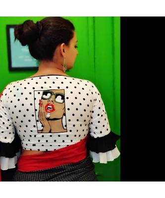 RETRO cotton blouse 2