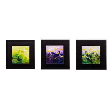 Set of 3 Scenary View Matt Textured UV Art Painting 1