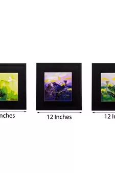 Set of 3 Scenary View Matt Textured UV Art Painting