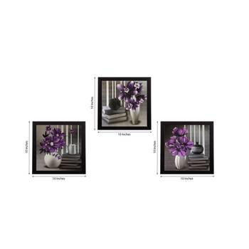 Set of 3 Satin Matt Textured Art Painting 3
