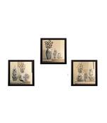 Set of 3 Satin Matt Textured Art Painting