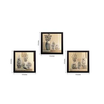 Set of 3 Satin Matt Textured Art Painting 2