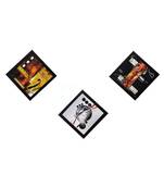 Set of 3 Satin Matt Textured Art Painting
