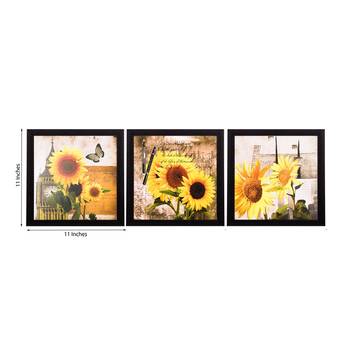 Set of 3 Satin Matt Textured Art Painting 1