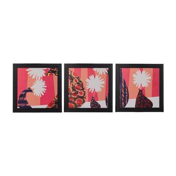 Set of 3 Satin Matt Textured Art Painting 1