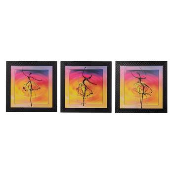 Set of 3 Satin Matt Textured Art Painting 1