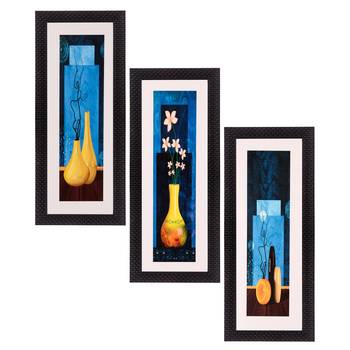 Set of 3 Satin Matt Textured Art Painting 1