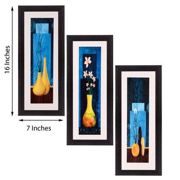 Set of 3 Satin Matt Textured Art Painting 2
