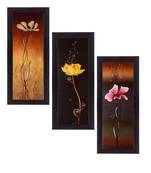 Set of 3 Satin Matt Textured Art Painting