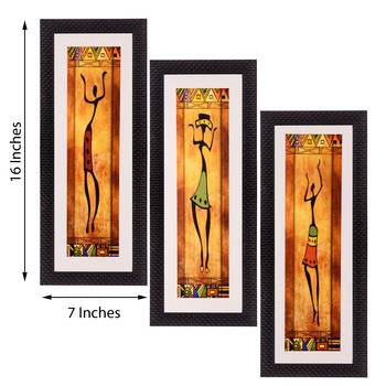 Set of 3 Satin Matt Textured Art Painting 2