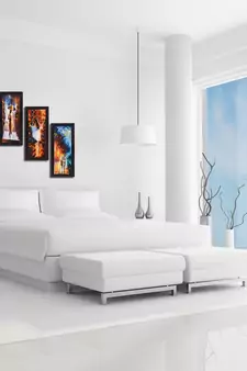 Set of 3 Satin Matt Textured Art Painting