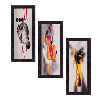 Set of 3 Satin Matt Textured Art Painting 1