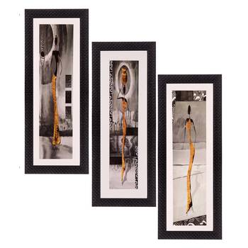 Set of 3 Satin Matt Textured Art Painting 1