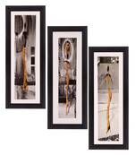 Set of 3 Satin Matt Textured Art Painting