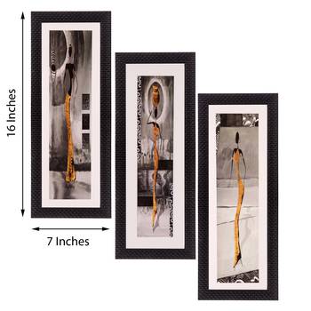 Set of 3 Satin Matt Textured Art Painting 2