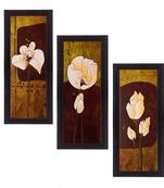 Set of 3 Satin Matt Textured Art Painting