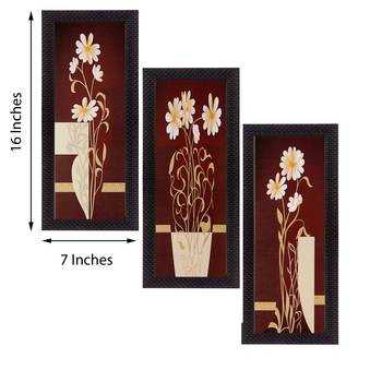 Set of 3 Satin Matt Textured Art Painting 2