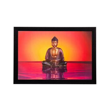 Lord Buddha Matt Textured UV Art Painting 1