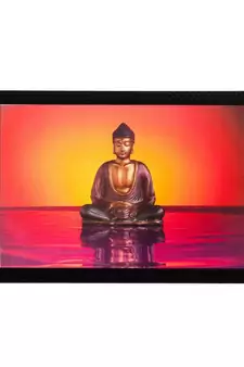 Lord Buddha Matt Textured UV Art Painting