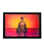 Lord Buddha Matt Textured UV Art Painting