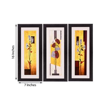 Set of 3 Satin Matt Textured Art Painting 2