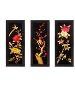 Set of 3 Satin Matt Textured Art Painting
