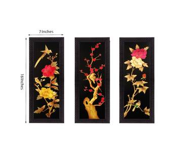 Set of 3 Satin Matt Textured Art Painting 2