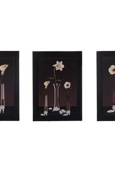 Set of 3 Satin Matt Textured Art Painting