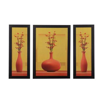 Set of 3 Satin Matt Textured Art Painting 1