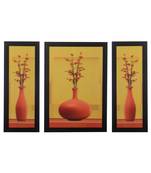 Set of 3 Satin Matt Textured Art Painting