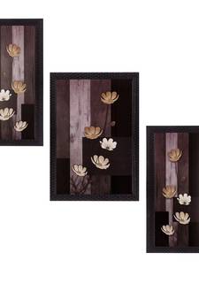 Set of 3 Satin Matt Textured Art Painting