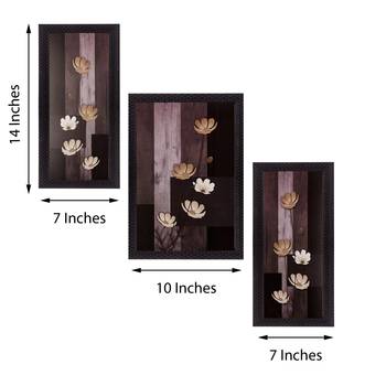 Set of 3 Satin Matt Textured Art Painting 2
