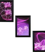 Set of 3 Satin Matt Textured Art Painting