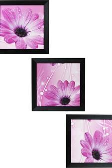 Set of 3 Satin Matt Textured Art Painting