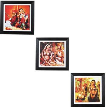 Set of 3 Satin Matt Textured Art Painting 1