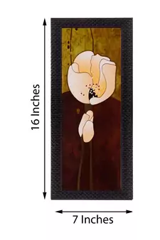 Floral Matt Texture UV Art Painting