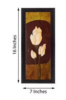 Floral Matt Texture UV Art Painting