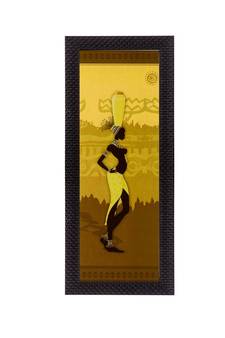 Tribal Lady Matt Texture UV Art Painting