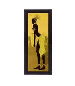 Tribal Lady Matt Texture UV Art Painting