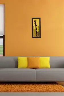 Tribal Lady Matt Texture UV Art Painting