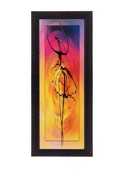 Dancing Lady Matt Texture UV Art Painting