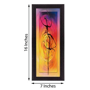 Dancing Lady Matt Texture UV Art Painting 3