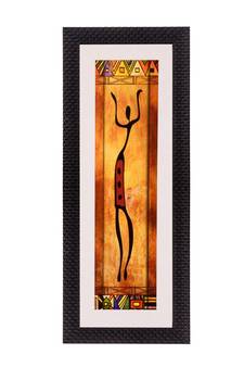 Tribal Folkart Matt Texture UV Art Painting