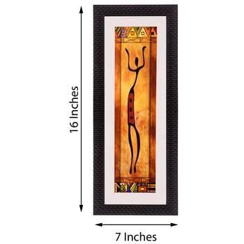 Tribal Folkart Matt Texture UV Art Painting 3