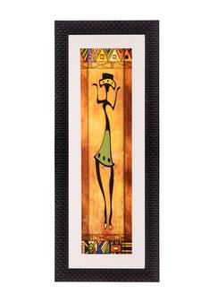 Tribal Folkart Matt Texture UV Art Painting